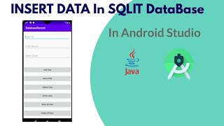 SqliteDataBase #1 : Intorudction to Sqlite And Insert Data in Database