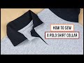 How To Sew A Polo Shirt Collar - A Detailed Step-By-Step Sewing Tutorial | Beginner Friendly