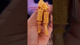 gold hallmark new design jhumka 22k 916 var vadhu jewellers hatiya chauk andharathari #jewellery