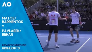 Barrientos/Matos v Behar/Pavlasek Highlights | Australian Open 2024 Second Round
