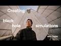 Creating black hole simulations with Codex