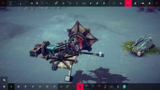 [Besiege] How to make a simple and stable plane.