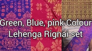 Latest Rignai Set Collection ||Green, Blue, Pink Colour || Takborok Rignai Set 2022 || SR JAMATIA