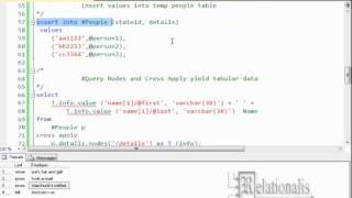 SQL Server XML Data Type and Relational Data
