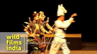 Reamke Performing Art Troupe from Cambodia perform during International Ramayana Mela in Delhi