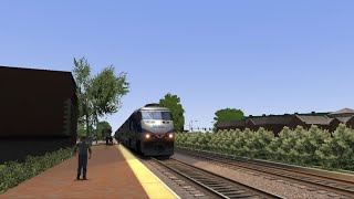 Metra Trains at Northbrook ( TS2022 )