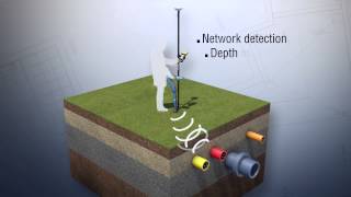 Network underground mapping with ArpentGIS-Detection