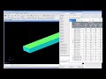 simple finite element model of a composite honeycomb sandwich panel