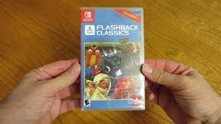 Nintendo Switch Atari Flashback Classics Unboxing LPOS