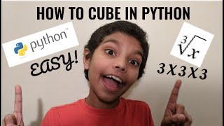 Easy way to cube using python