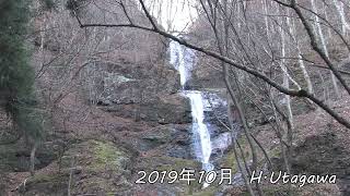 66 群馬県　群馬の滝　南牧村の三段の滝（1分動画）2010年12月23日