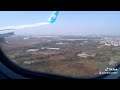 landing at wuhan airport china