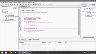 Making a chat server/client program in Java - time-laps