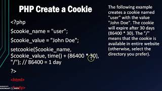 CIT 336 Presentation setcookie() create