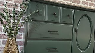 Boring brown Dresser gets MODERN MAKEOVER!