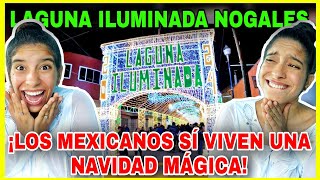 CUBANAS🇨🇺 REACCIONAN *por 1ra vez* a LAGUNA ILUMINADA🎄 de NOGALES VERACRUZ🇲🇽 2024 ¡LA MEJOR NAVIDAD!