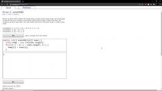 Array-2 (evenOdd) Java Tutorial || codingbat.com