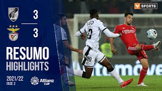 Highlights | Resumo: Vitória SC 3-3 Benfica (Taça da Liga 21/22 - Fase 3 - Jornada 2)