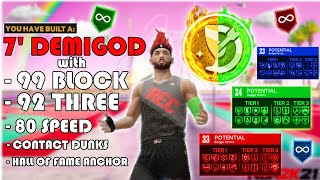 THIS GLASS LOCK BUILD CAN SHOOT AND GET CONTACT DUNKS?! NBA 2K23 Best Center Power Forward w Defense