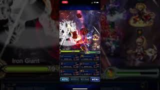 FFBE - All Defense Team Test vs Iron Giant