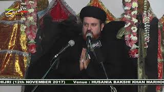 Maulana S. Dr. Nisar Husain Haider Agha | 24th Tarhi Shabbedari Wa 72 Taboot 2017-1439 | Sultanpur