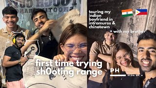 back in manila • touring  my indian BF in intramuros, chinatown with my brother | PH VLOG 🇵🇭 EP. 6