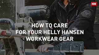 How to care for for your workwear