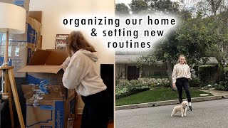 organizing our home & setting new routines | XO, MaCenna Vlogs