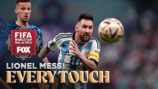 Lionel Messi: Every touch in Argentina's 2022 FIFA World Cup semifinal victory over Croatia