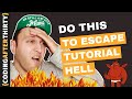 How To Escape Tutorial Hell [ biggest mistakes beginner programmers make as self taught programmer ]
