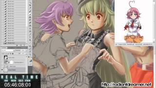 Photoshop - Arcana Heart 3 Speedpaint