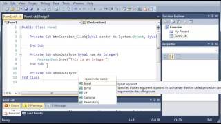 Visual Basic Tutorial 47 Coercion