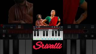 Srivalli - Piano instrumental | Srivalli song piano tutorial | Pushpa | #shorts