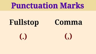 Punctuation Marks in English