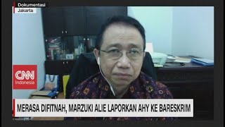 Merasa Difitnah, Marzuki Alie Laporkan AHY ke Bareskrim