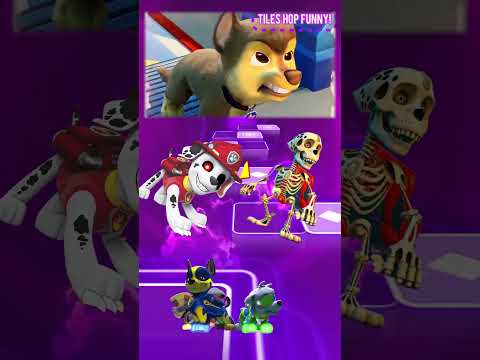 Paw Patrol Scary Chase vs Ryder X Coffin Dance Tiles Hop