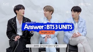 [2020 FESTA] BTS (방탄소년단) Answer : BTS 3 UNITS 'Jamais Vu' Song by Jin & j-hope & Jung Kook