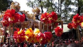 松原八幡神社 2011本宮　松原・八家の練り合わせ