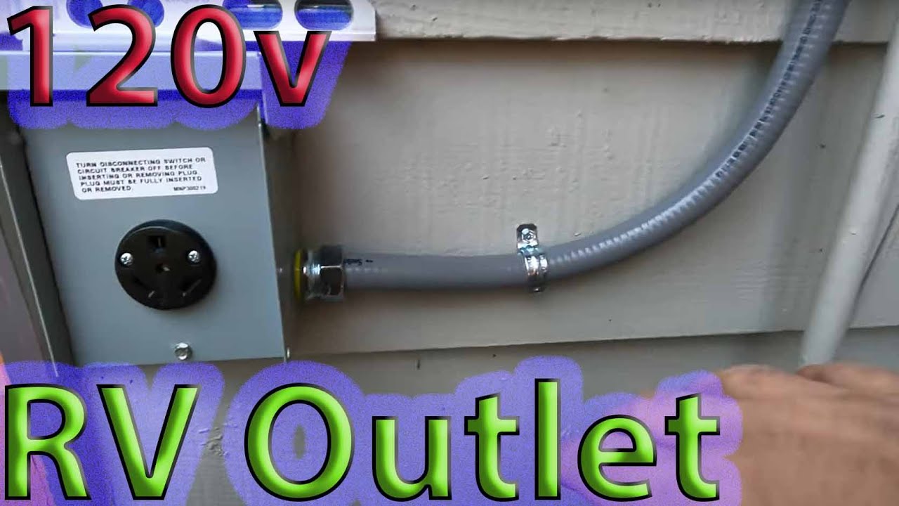 30 Amp RV Outlet Install. How To DIY Electrical Receptacle Wiring For ...