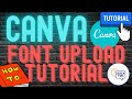 Canva Tutorial - How to Upload a Font - Print on Demand Tutorial with Creative Fabrica!