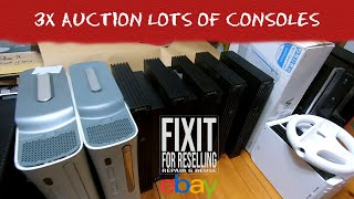 3x Auction Lots to Sell on eBay | Playstation, Xbox \u0026 Wii Consoles | UK eBay Reseller