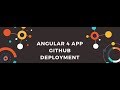 Deploy Angular App to GitHub Pages