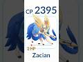 2 HP✨Shiny Zacian Destroy Grunt Badly in #pokemongo