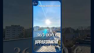 APPARTEMENT T3 RÉCENT AVEC TERRASSE ET GRAND GARAGE À FERNEY-VOLTAIRE (01210)