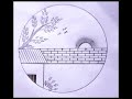 Easy Circle Drawing || Easy Scenery Drawing || Pencil Drawing || Easy Pencil Circle Drawing ||