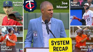 Joe Mauer Honored; Ryan Jeffers Powers Twins; Andrew Morris Ks 9 | Twins System Recap 8/5
