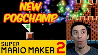 NEW POGCHAMP thanks to Mario Maker 2 Level #SHORTS