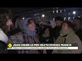 french minister condemns celebration of le pen s death world news wion