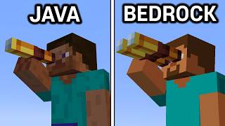 88 Java vs Bedrock Features!
