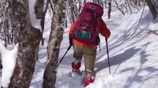 雪山ラッセル（南信州・南沢山）